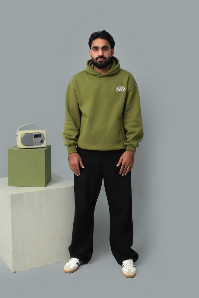 PULL OVER SIDE POCKET EMB HOODIE