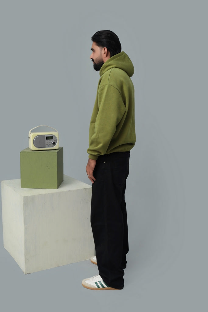 PULL OVER SIDE POCKET EMB HOODIE