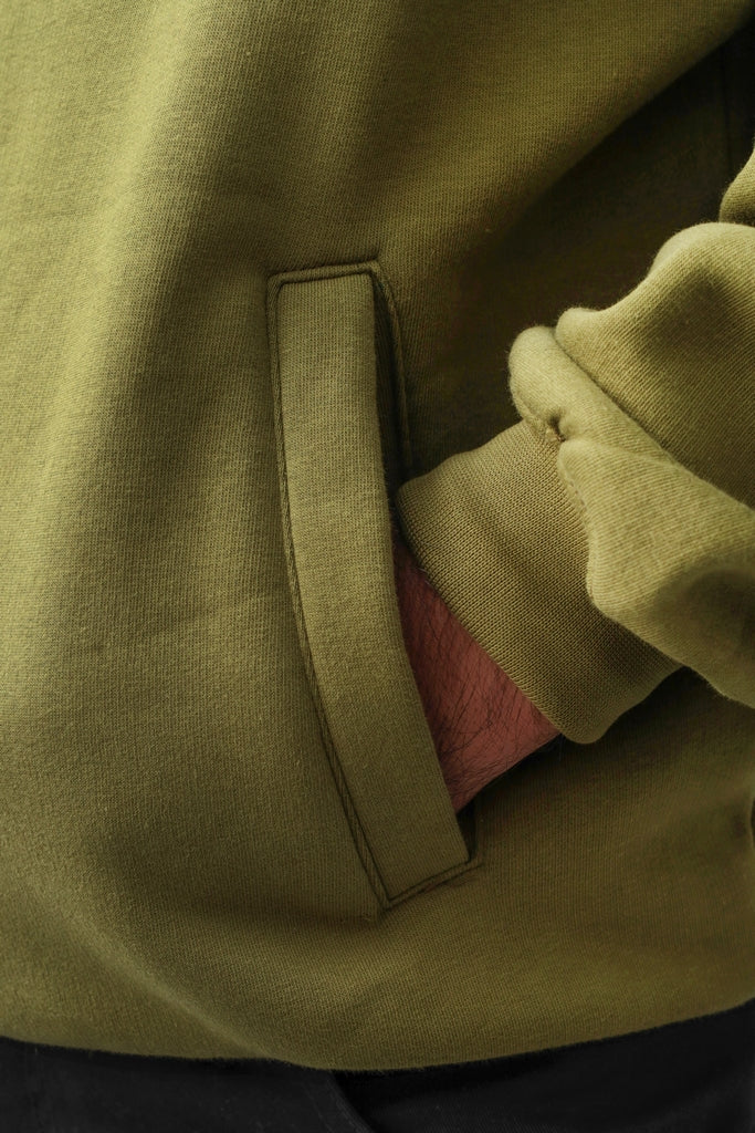 PULL OVER SIDE POCKET EMB HOODIE