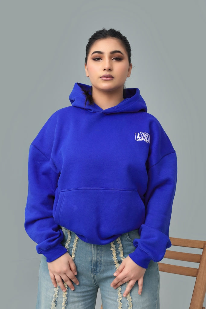 PULL OVER EMB HOODIE